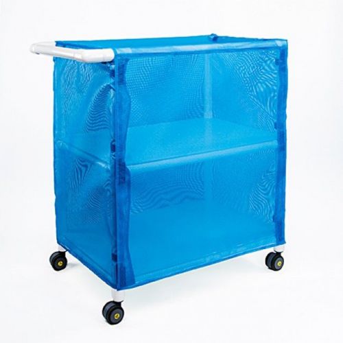 Mri safe 2 shelf mobile linen push cart for sale