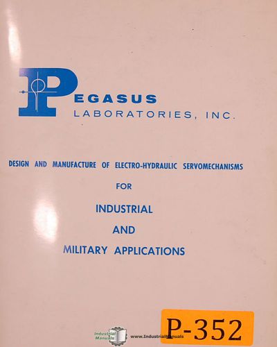 Pegasus p-170, diagrams and technical bulletin manual 1967 for sale