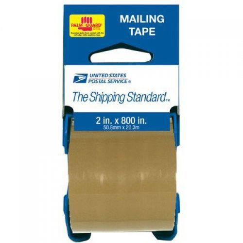LePage&#039;s USPS Tan Packing Tape on Handy Bandit Dispenser 2 x 800 Inches, Tan