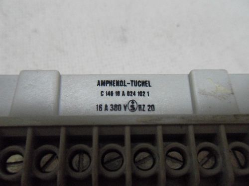 (M4) 1 NEW AMPHENOL C146-10A24-102-1 CONNECTOR