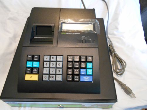 Cash register royal 210dx black thermal electronic new complete no factory box for sale