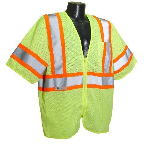 Radians sv22-3zgm-l polyester mesh economy class-3 safety vests with two tone for sale