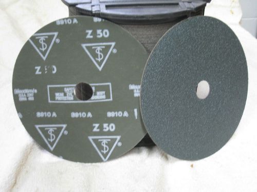 Sait 7&#034; resin fiber sanding disc- 50grit-100 pcs. for sale