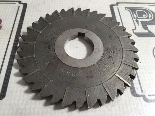 B&amp;S 4&#034; x 3/16&#034; x 1&#034; STAGGERED MILLING CUTTER HORIZONTAL SLOT SLOTTING BLADE