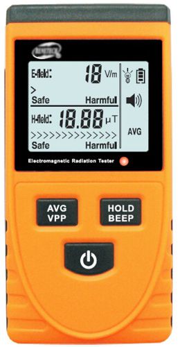 Handheld Electromagnetic Radiation Meter Tester Range 1-1999V/m 0.01-19.99uT
