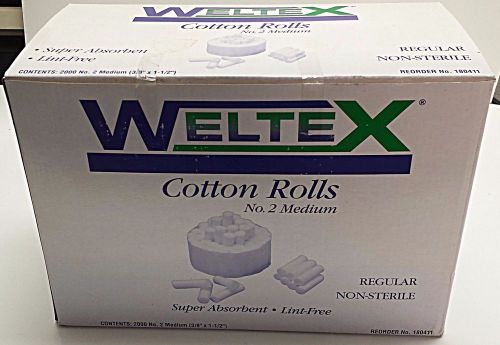 Weltex Cotton Rolls - Dental - Salon -