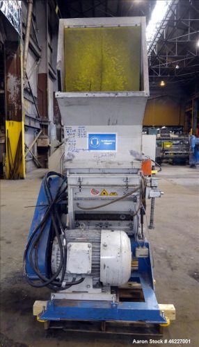 Used- tria granulator, carbon steel. approximate 20&#034; x 26&#034; feed throat with a bo for sale