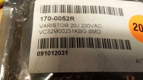 NEW LOT OF 36 AVX VARISTOR VC32 230V/595V 20J VC32M00231KBG (R5S1.5B2)
