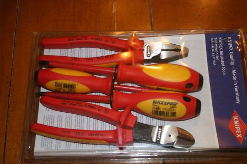 Knipex insulated tool trademan&#039;s set for sale