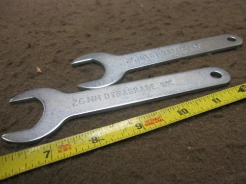 2 PC DYNABRADE 26mm METRIC SPANNER WRENCH MECHANIC&#039;S TOOL