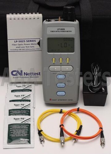 Laser Precision GN Nettest LP-5025 SM MM Fiber Optic Power Meter LP 5025