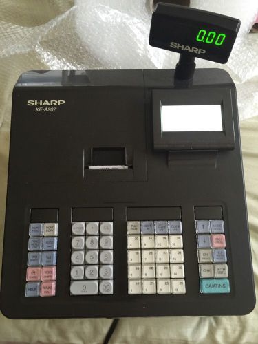 Sharp XE-A207 Electronic Cash Register Non-Programmed Retail Point of Sale