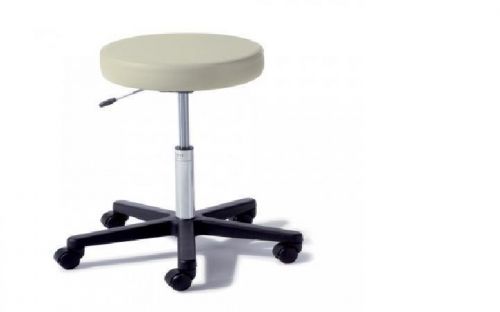 Midmark 272-003 Pneumatic Doctors Stool With Glides (No Casters) NIB Pebble Gray