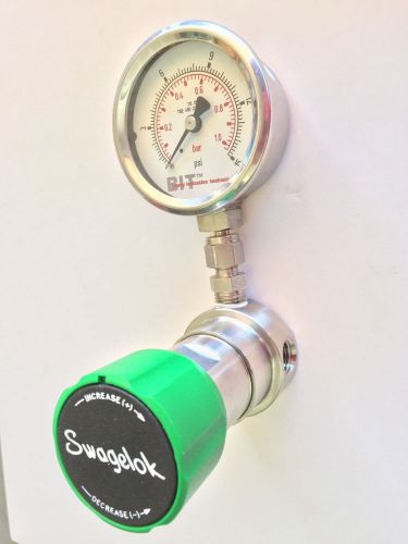 Swagelok kcp pressure reducing regulator 3600psig 0-50psig compact 316l for sale