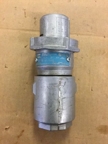 Crouse Hinds APJ3485 30A 3 Wire 4 Pole Reconditioned