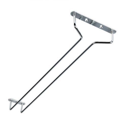 Excellante 16-Inch Wire Glass Hanger Chrome Plated