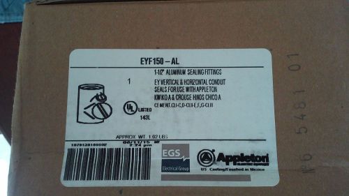 Appleton EYF150-AL 1-1/2&#034; Aluminum Sealing Fitting