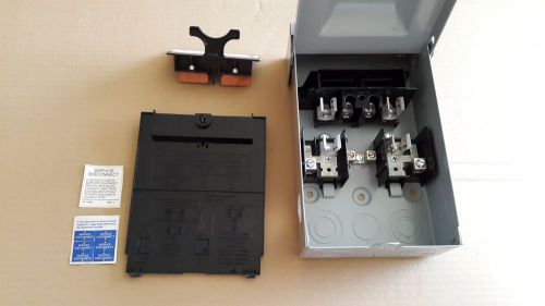 Cutler hammer dpf221r 30a 240vac 3r pullout switch enclosure (no fuses) for sale