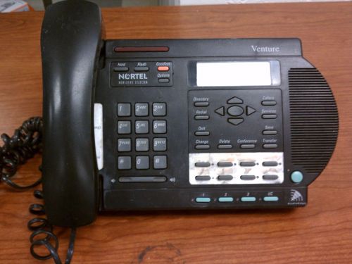 Nortel Venture 3-Line Black Telephone Office Phone NT2N82 (UNTESTED) / PH1959