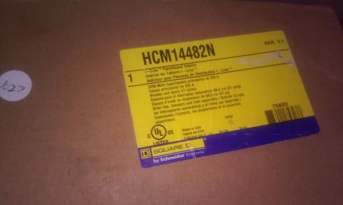 Square d hcm i-line hcm14482n 600vac 225 a series e1 panel board interior for sale