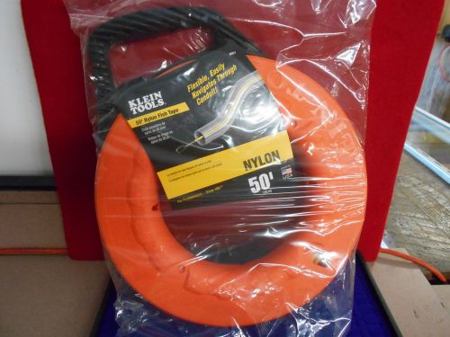 Klein tools 50&#039; ft non conductive nylon fish tape 56011 for sale