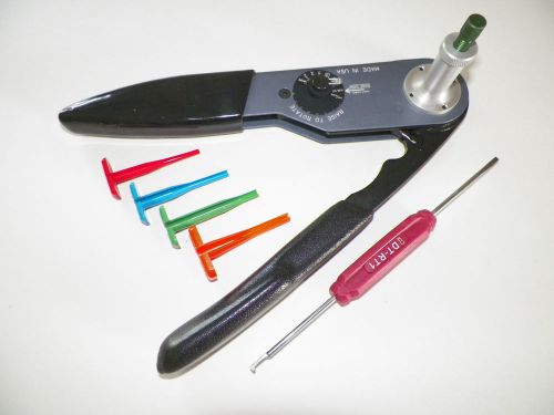 6 pc oem deutsch tool set hdt-48-00 + insertion and pic tools ship right out for sale