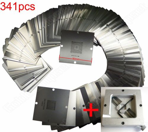 341pcs 90mm x 90mm universal template bga stencil with rework solder station for sale