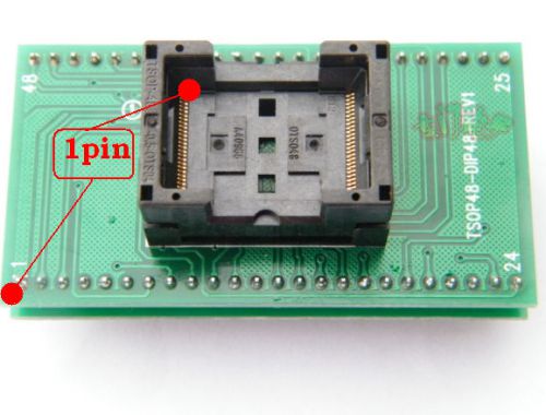 New tsop48 tsop 48 to dip48 dip 48 universal ic programmer socket adapter for sale