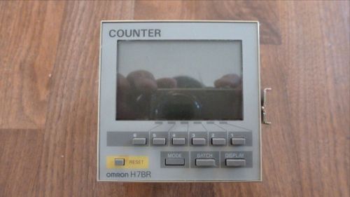 Omron H7BR-B Counter, 100-240VAC Input, *tested working*