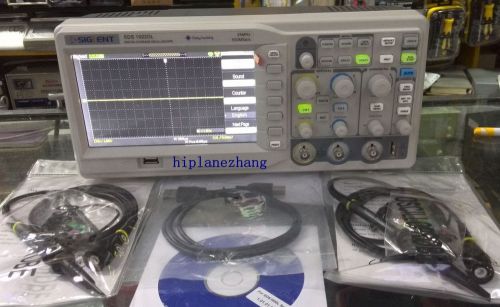 Digital 25MHz Oscilloscope 2Channels 500MSa/s USB 110-240V 7&#039;&#039; TFT LCD SDS1022DL