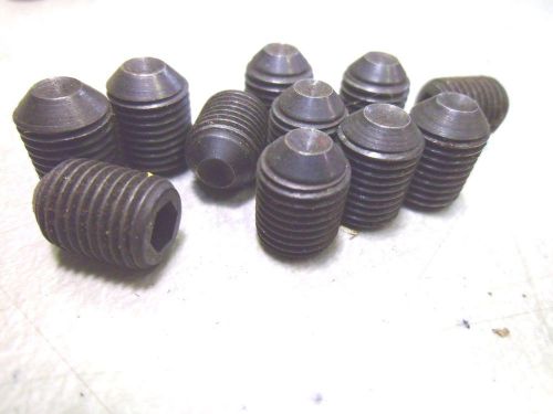Socket head set screw 3/8-24 x 1/2 cup point qty 11 #59806 for sale