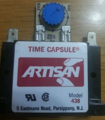 ON DELAY TIMER ARTISAN  438A-24-1 Solid State Timer (.1-30 sec) delay 24v ac/dc