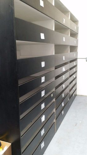 Customs Built Super Sturdy Warehouse Shelvings with Pull-out Drawers Lots