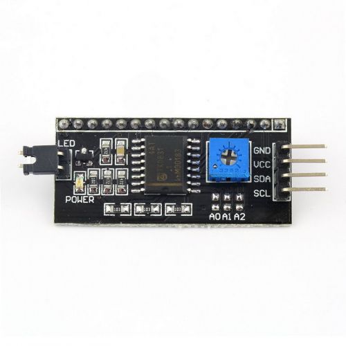 I2c iic serial interface board module lcd1602 address changeable for arduino sc2 for sale