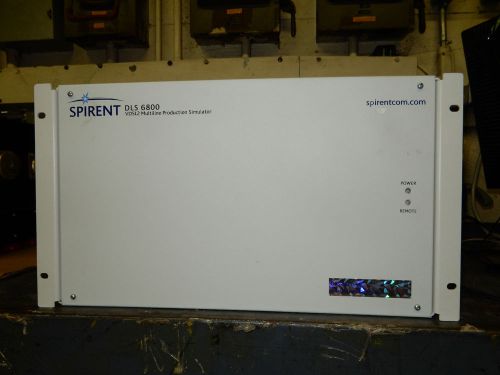 SPIRENT DLS 6800 VDSL2 Multiline Production Simulator  DLS-6826-08  (17 Boards)