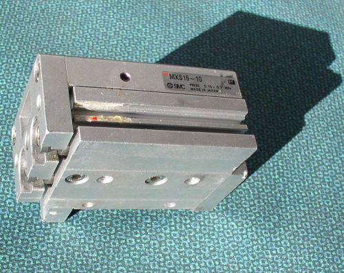 Smc pneumatic linear actuator mxs 16-10 dual rod 10mm stroke 16mm bore for sale