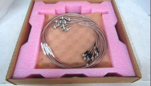 NEW! Bulk of 12 Ciena Coaxial Cables / 3 1/2 Feet each /  BNC male to MCX male