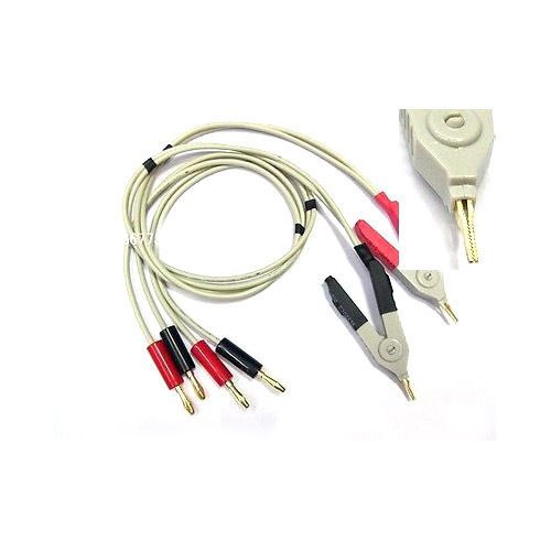 LCR Meter Test Leads Lead / Clip Cable / Terminal Kelvin Probe Wires w/ 4 Banana