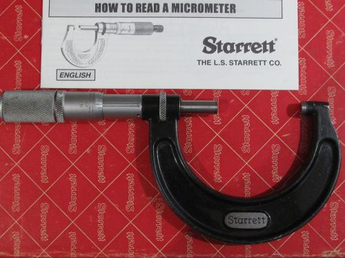 L.S. Starrett T436XRL-3 Outside Micrometer 2-3&#034; No. 436 USA
