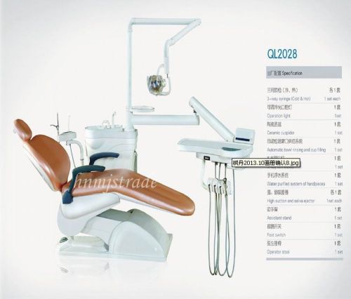Fengdan dental unit chair ql2028 computer controlled ce&amp;iso&amp;fda approved hnm for sale
