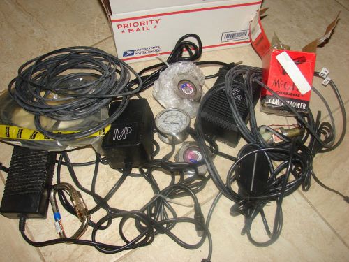 Large lot pump/mcgill,marsh, electrical &amp;test equipment/rings/adapters for sale