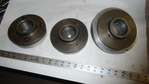 MACHINIST TOOLS LATHE MILL Machinist Lot of Lathe Face Plate Fixtures 2 3/8&#034; Cen