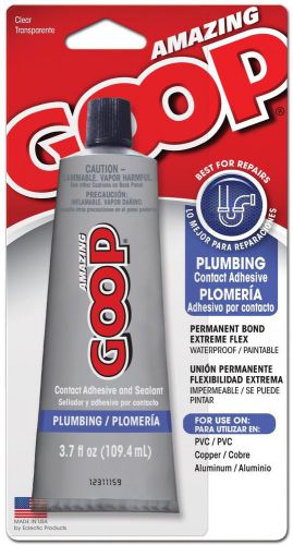 Eclectic products 150011 amazing goop 3.7 ounce plumbing contact adhesive for sale