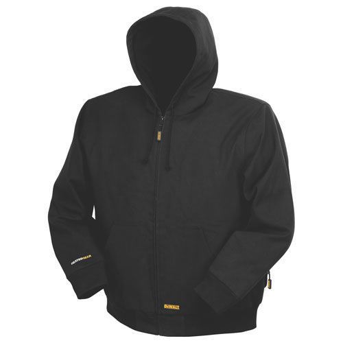 DeWalt DCHJ061C1 Black Hooded Heated Jacket (w/ Battery) 20V/12V MAX