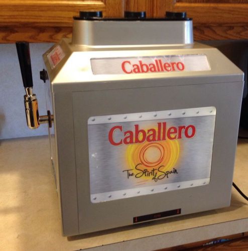 Caballero Shot Chiller Light Up Cooling Machine The Spirit Of Spain