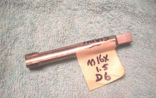 M16 - 1.5 d 6  4 flt jarvis high speed steel nut tap machinist taps tools die&#039;s for sale