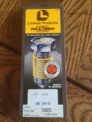 LAWSON FIX-A-THREAD #53830 3/8-16 HELICOIL KIT Used Once One Insert Gone.