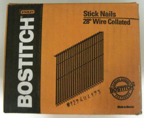 Bostitch 3 1/4&#034; Diamond Point Framing Nails .131&#034; S12D131 Lot of 2000 NIB