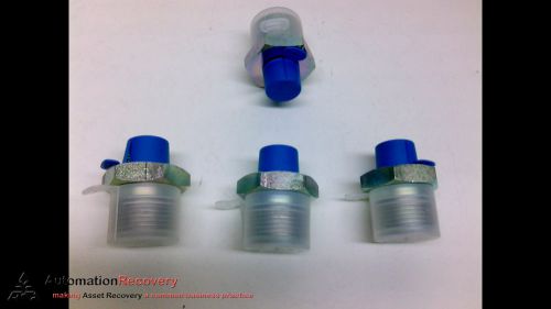 ADAPTALL 9000-12-6 - PACK OF 4 - FITTING, MALE BSPP X MALE BSPP, CARBO, NEW*