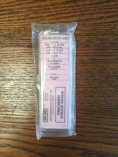 Micro Measurements Vishay Precision Strain Gages CEA-05-187UV-350 5 pack